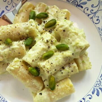 Sicilian ricotta and pistachio pasta recipe