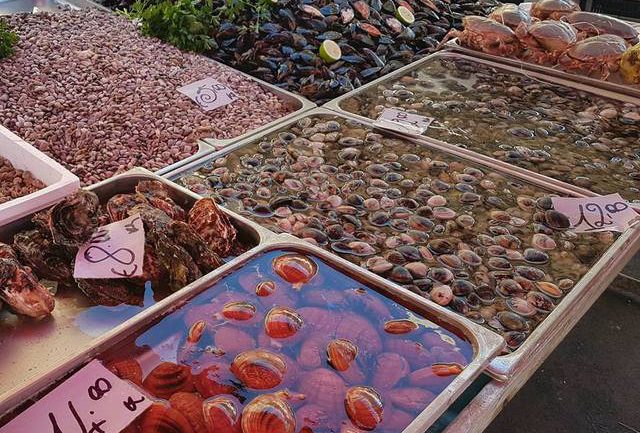 Sicily fish market Catania