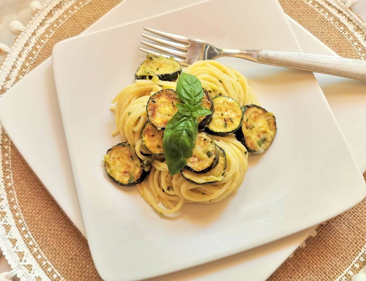 Spaghetti alla Nerano with Fried Zucchini. – The Pasta Project