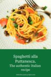 Authentic spaghetti alla puttanesca