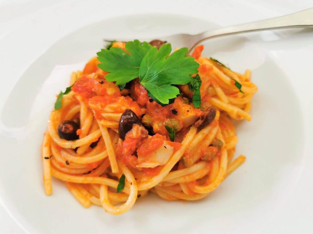 Spaghetti with Baccalà