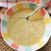Italian stracciatella alla Romana soup recipe with pastina.
