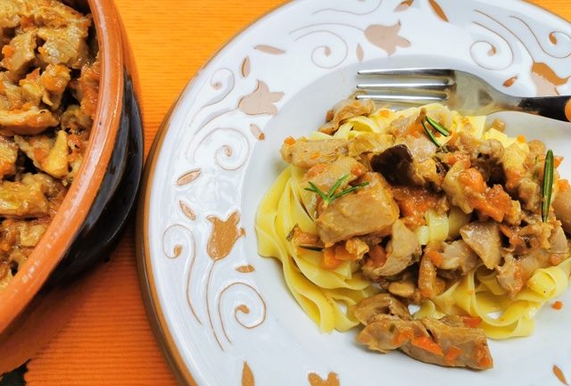 tagliatelle with rabbit ragu