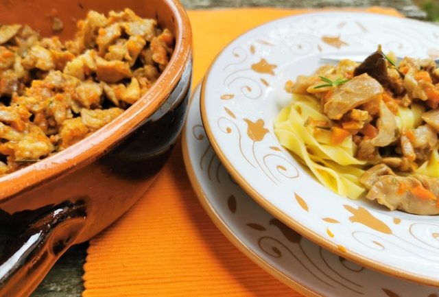 tagliatelle with rabbit ragu recipe from Le Marche