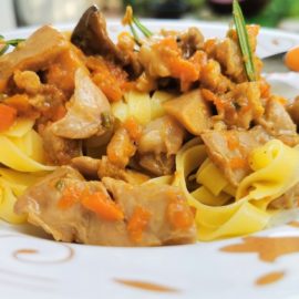 tagliatelle with rabbit ragu