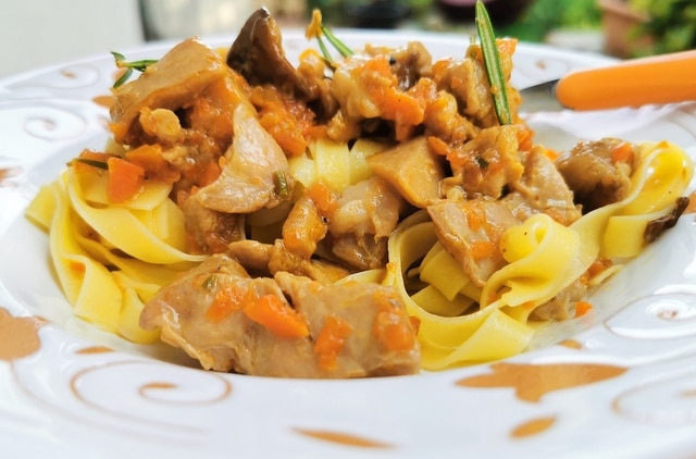 tagliatelle with rabbit ragu