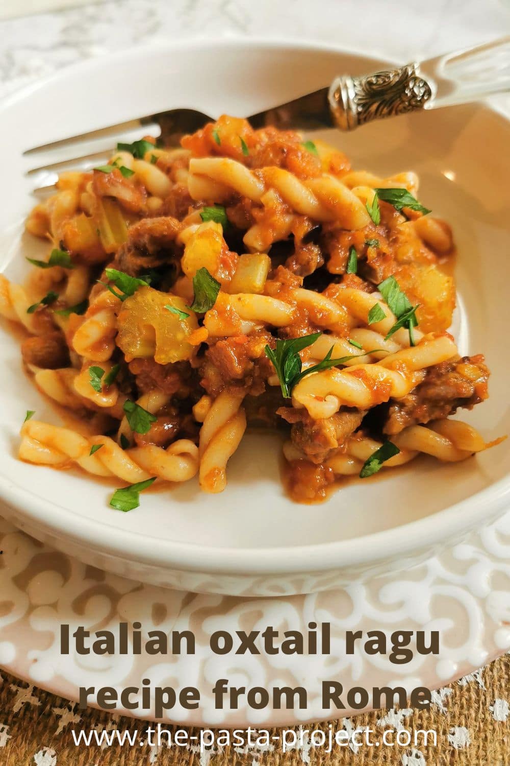 oxtail ragu recipe from Rome.