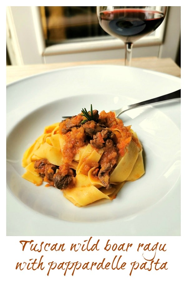 Tuscan wild boar ragu