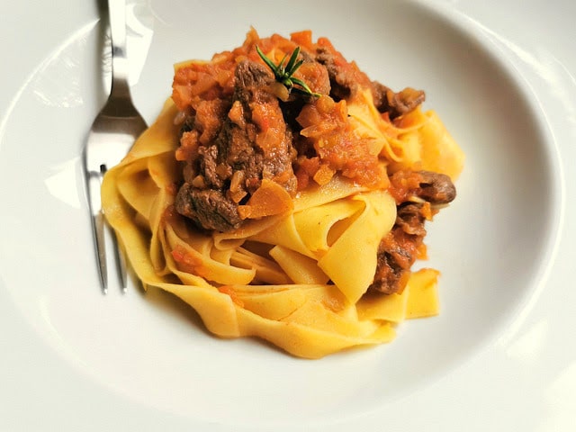 Tuscan Wild Boar Ragu with Pappardelle Pasta