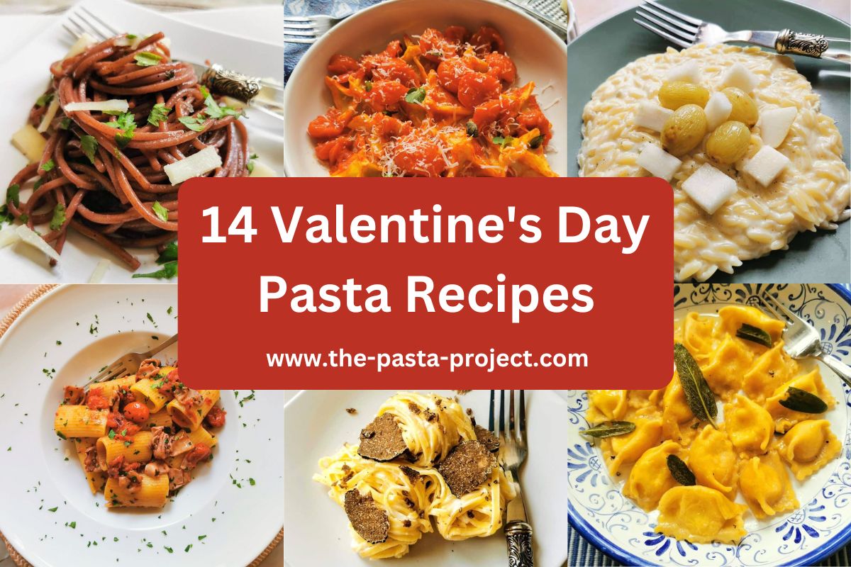 Valentine's day pasta recipes.