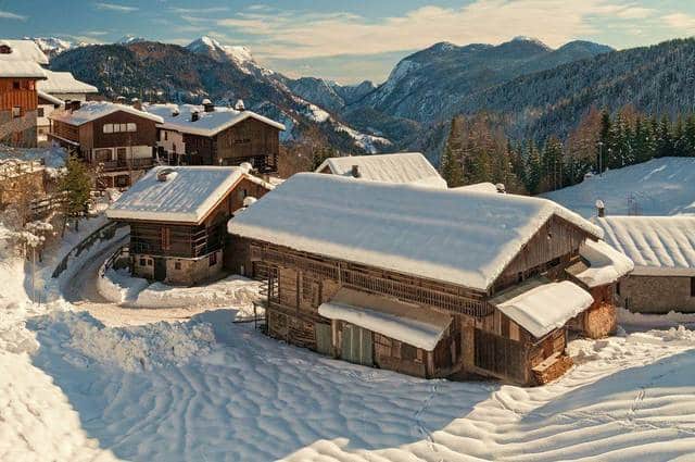 Mountain village in Carnia, Friuli