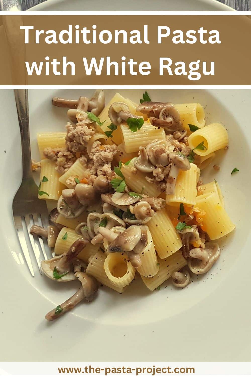 White ragu pasta.