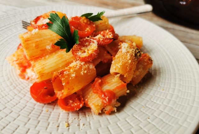 baked pasta alla Tranese recipe from Puglia