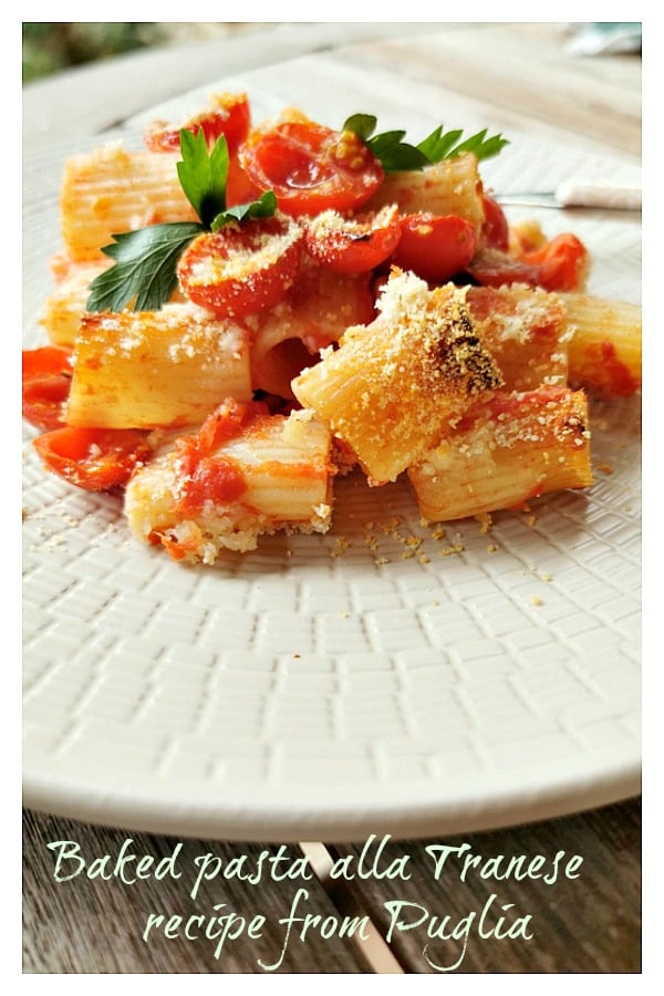 baked pasta alla Tranese