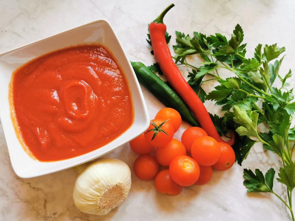 ingredients for arrabbiata sauce 