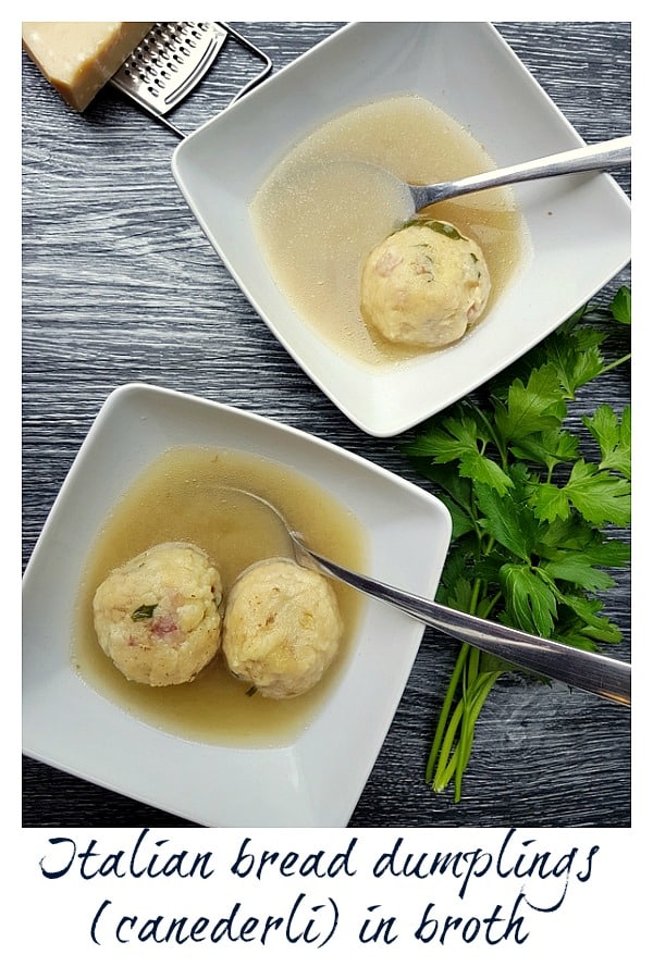 canederli in broth (long image)