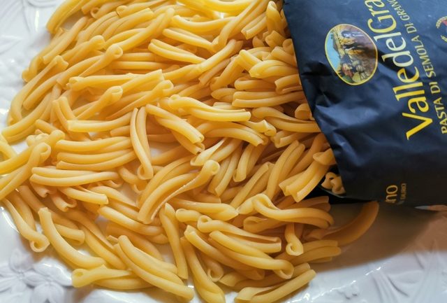 casarecce pasta from Valle del Grano Sicily