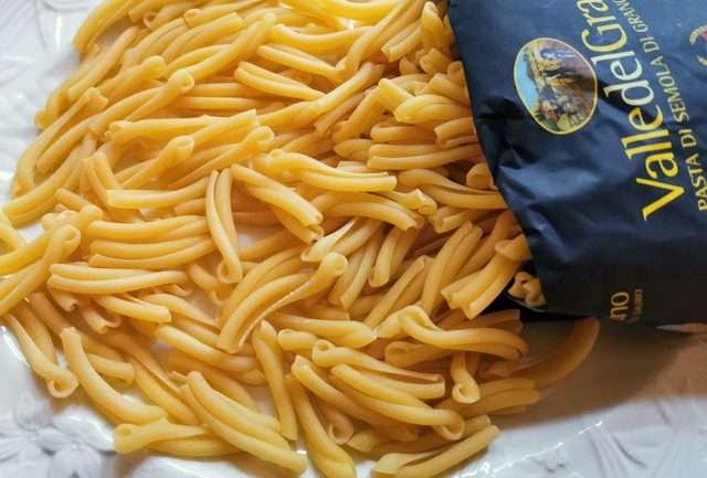 casarecce pasta from Valle del Grano Sicily