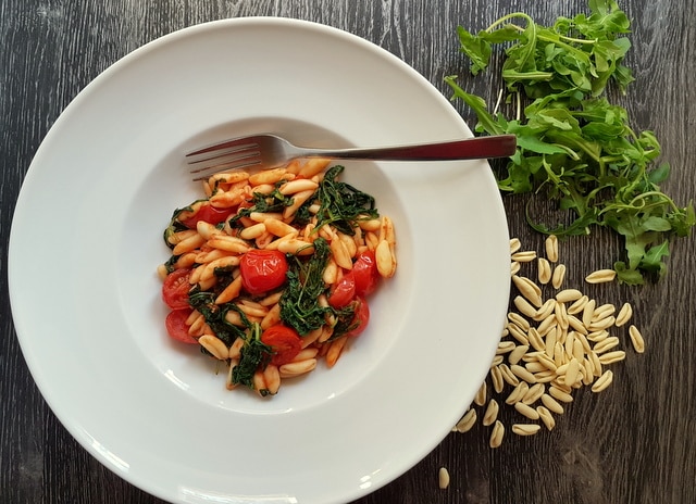 cavatelli with rocket arugula pasta recipes from Puglia