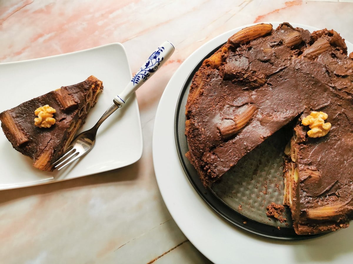 Chocolate and walnut pasta recipe from Umbria.