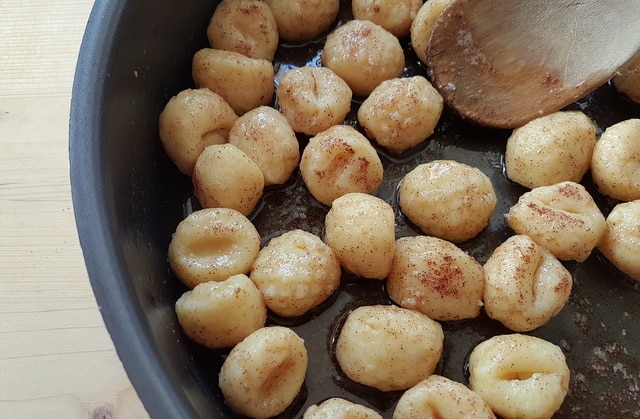 cinnamon butter gnocchi recipe from Veneto 