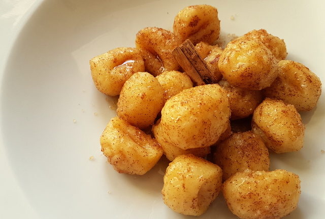 cinnamon butter gnocchi recipe from Veneto 