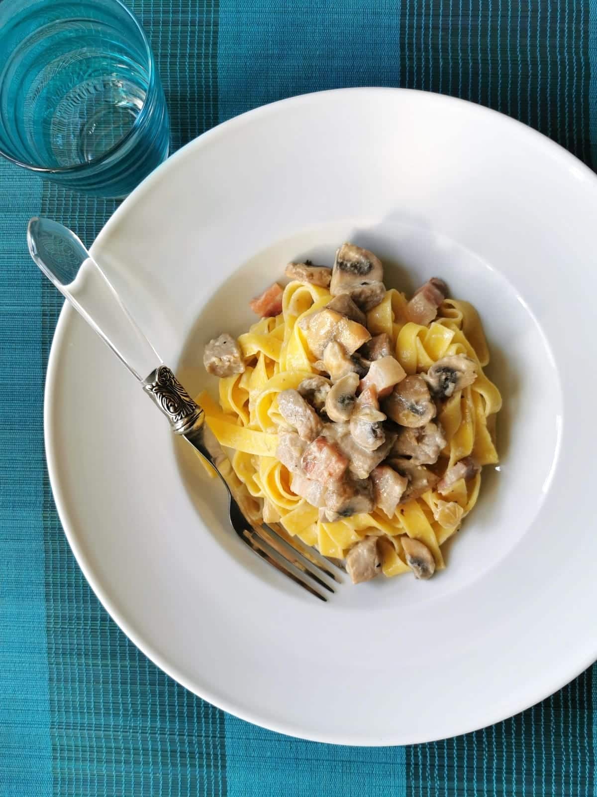 pork fillet tagliatelle