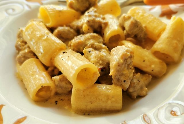 sausage and saffron pasta alla monzese