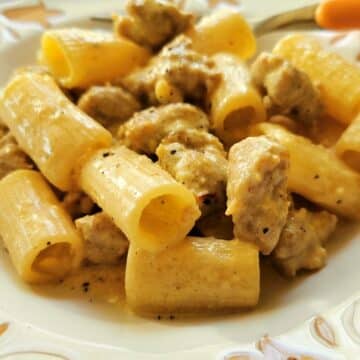 sausage and saffron pasta alla monzese