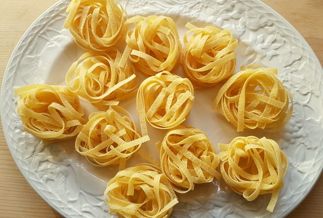 torkade tagliatelle bon