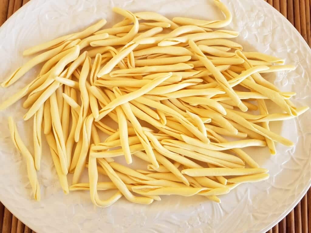 dried fileja pasta from Calabria