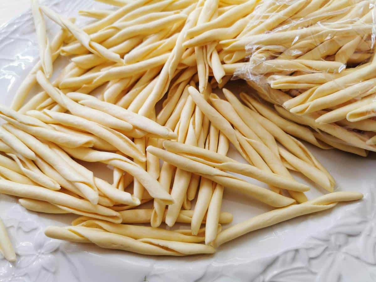 fileja pasta from Calabria
