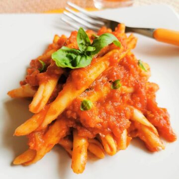 Spicy pasta with nduja sauce recipe.
