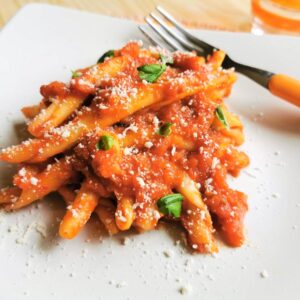 fileja pasta with nduja