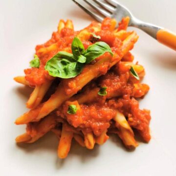 fileja pasta with nduja