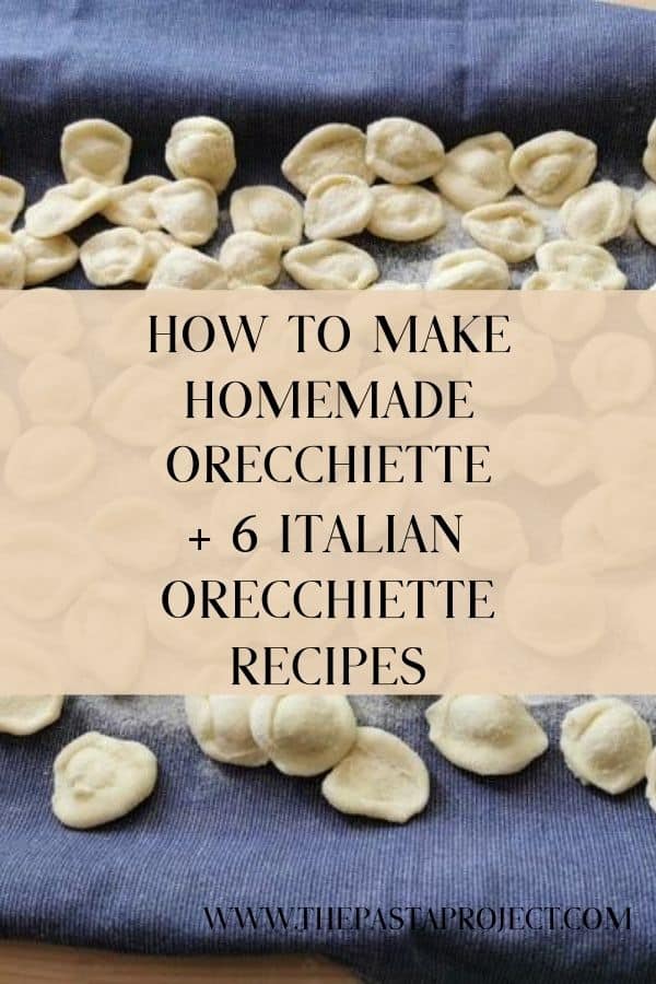 homemade orecchiette with 6 Italian orecchiette recipes