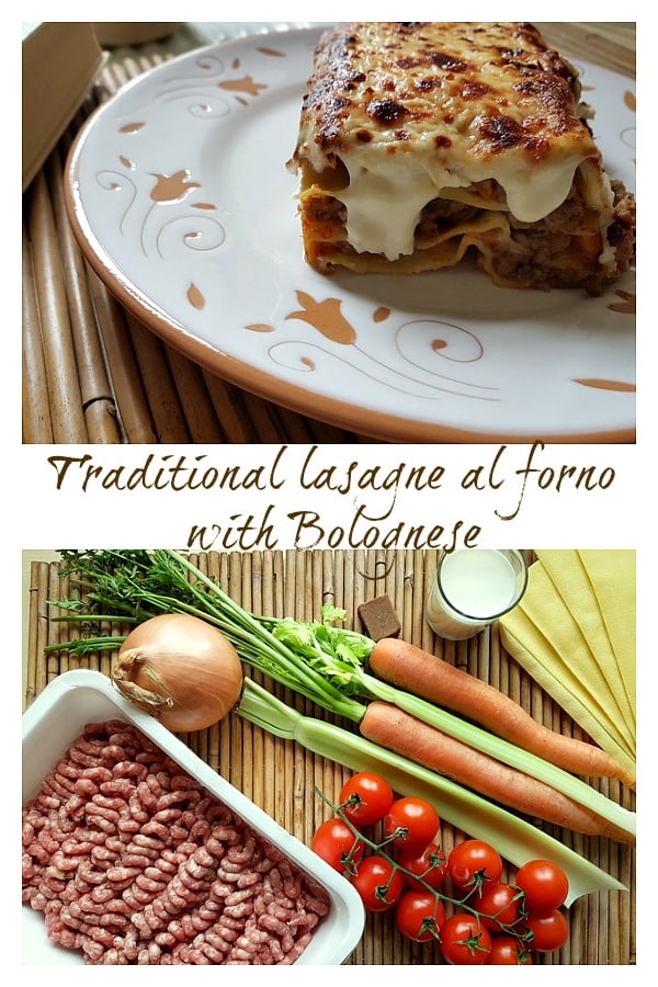 lasagne al forno with bolognese