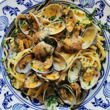 Linguine alle vongole.