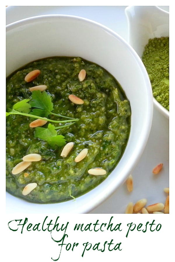 matcha pesto long image