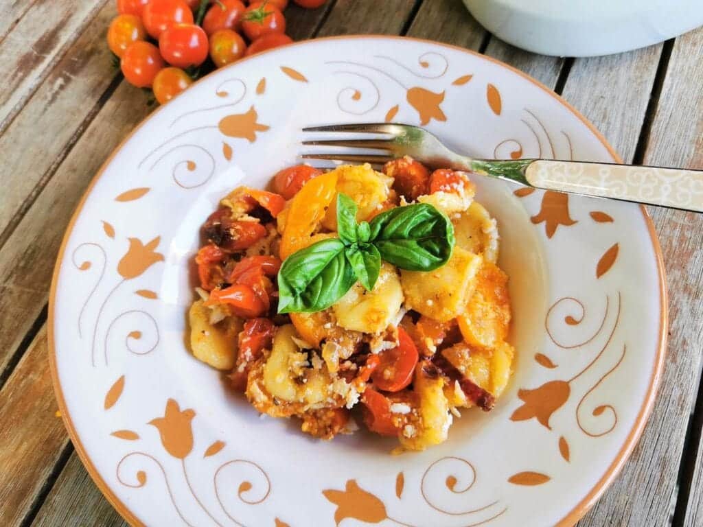 orechiette with roasted tomato sauce