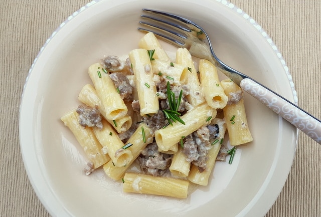 pasta with sausage alla Norcina
