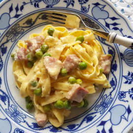 pasta alla papalina recipe from Rome