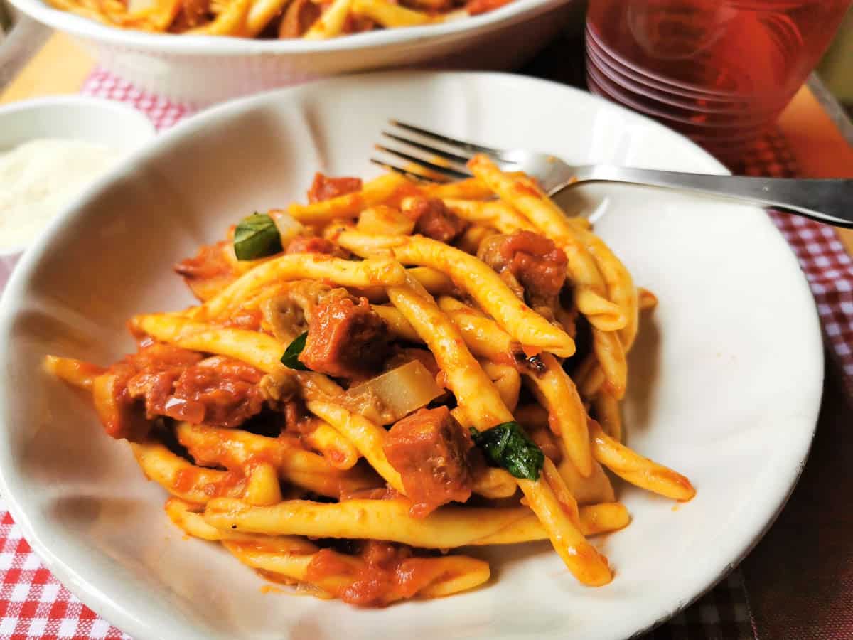 Pasta alla silana in a bowl.