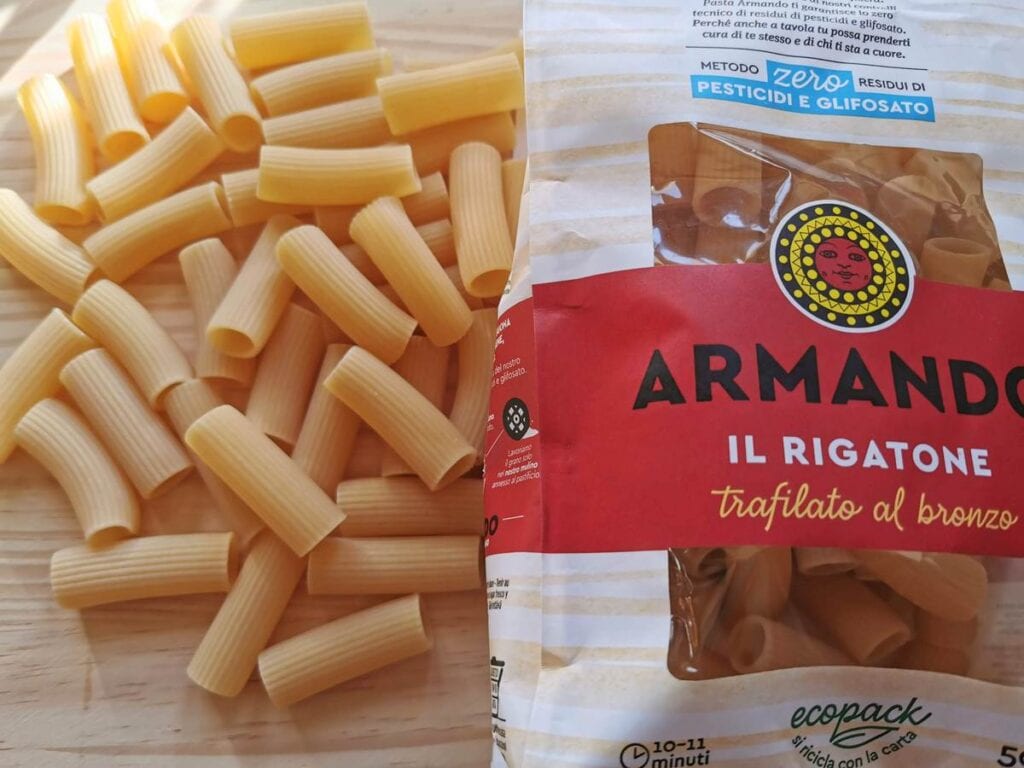 rigatoni from pasta makers Armando