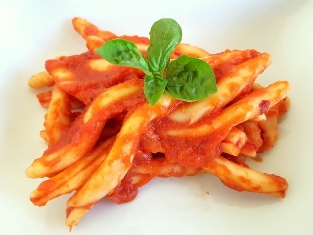 Pasta with Nduja.