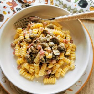 pasta with fava beans and pancetta