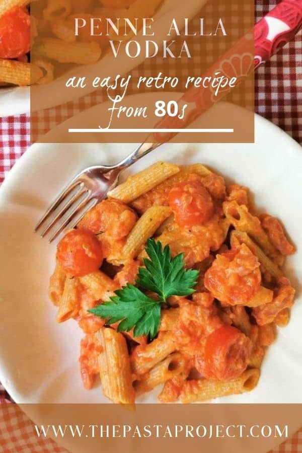 penne pasta with vodka