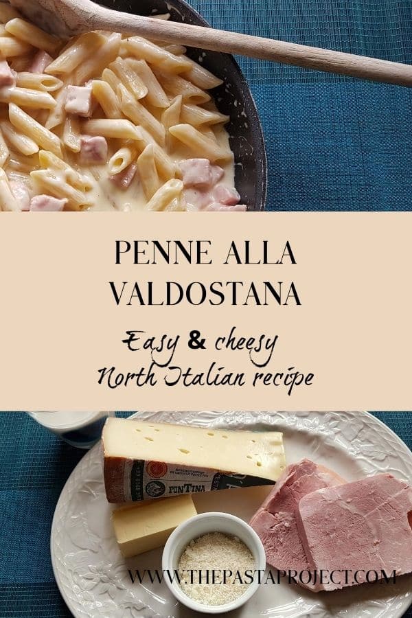 penne pasta alla Valdostana