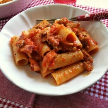 sausage pasta alla zozzona