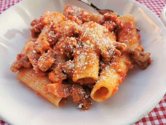 sausage rigatoni alla zozzona